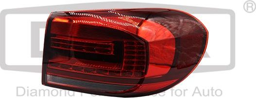 Фонарь задний DPA правый для Volkswagen Tiguan I 2007-2018. Артикул 99451794802