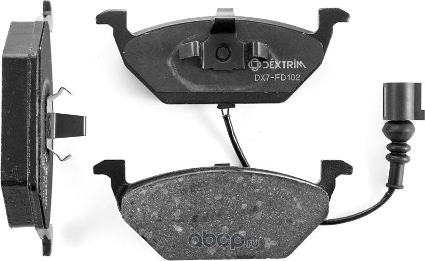 Колодки тормозные передние (Dextrim). Артикул DX7FD102