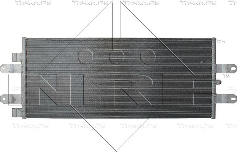 Радиатор кондиционера (конденсатор) NRF (алюминий). Артикул 350043