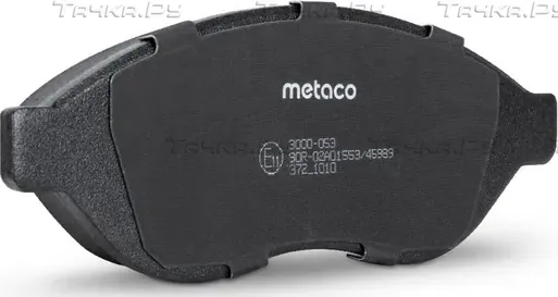 Колодки тормозные PSA/FIAT JUMPER/BOXER/DUCATO 07- 2.2D-3.0D передн. (Metaco). Артикул 3000053