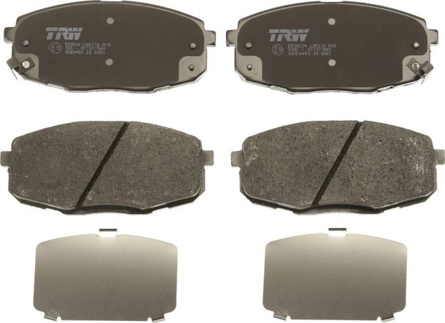 Тормозные колодки TRW COTEC передние для Kia Proceed I 2008-2013. Артикул GDB3450