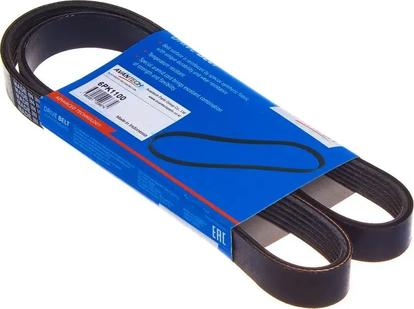 Ремень поликлиновой (Avantech). Артикул 6PK1100