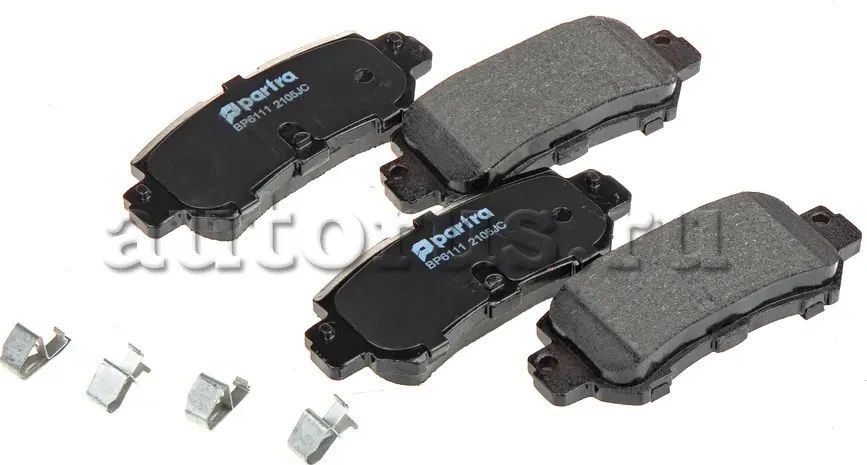 Колодки тормозные дисковые | зад прав/лев | (Partra) Partra. Артикул BP6111