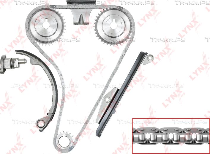 Цепь ГРМ LYNXauto для Nissan Primera P10 1990-1998. Артикул TK-0031