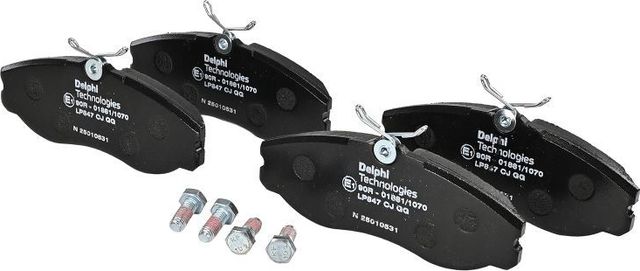 Тормозные колодки Delphi (Low-Metallic). Артикул LP847