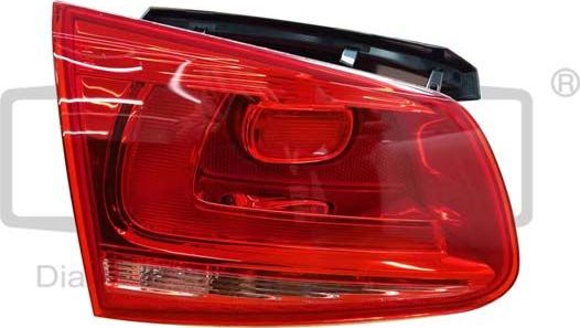 Фонарь задний DPA левый внутренний для Volkswagen Touareg II 2010-2018. Артикул 99451835502