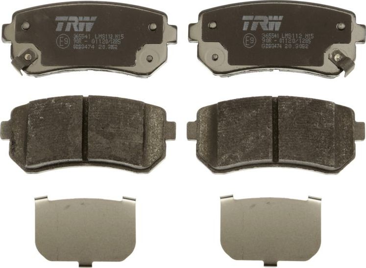 Тормозные колодки TRW COTEC. Артикул GDB3474