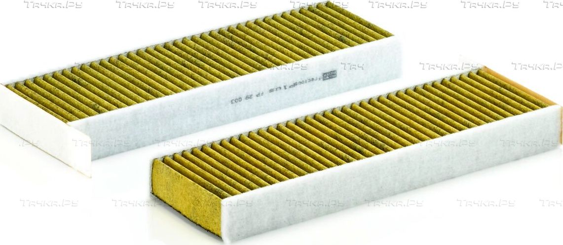 Салонный фильтр Mann-Filter FreciousPlus для Citroen Jumpy III 2016-2026. Артикул FP 29 003-2