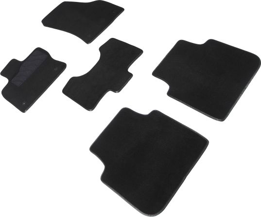 Коврики текстильные Seintex (LUX) на резиновой основе для салона Skoda Kodiaq 5 мест 2017-2026. Артикул 89750