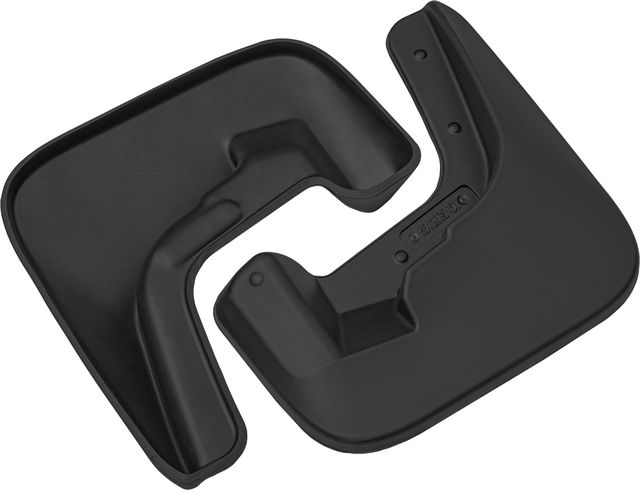 Брызговики Rezkon полимерные передняя пара для Chevrolet Aveo I седан 2006-2011. Артикул 6512005150