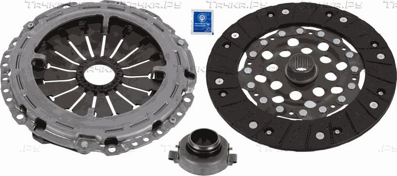 Сцепление (комплект) SACHS для Peugeot 406 I 1998-2004. Артикул 3000 951 651