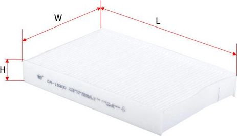 Салонный фильтр Sakura. Артикул CA-18200