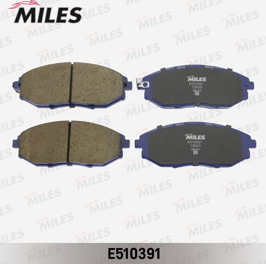 Тормозные колодки Miles (Керамика). Артикул E510391