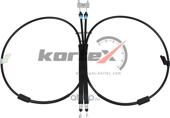 Трос ручного тормоза задн. (Kortex). Артикул KBC053