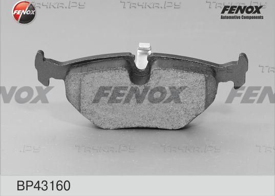 Тормозные колодки Fenox задние для BMW 5 IV (E39) 1995-2004. Артикул BP43160