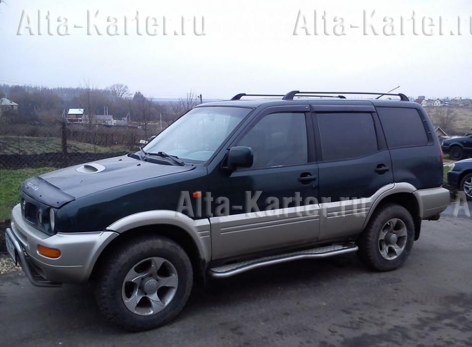 Дефлекторы Cobra Tuning для окон Nissan Terrano II R20 рестайлинг 5-дв. 1996-2006. Артикул N12496