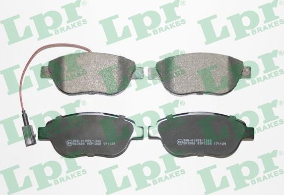 Тормозные колодки LPR. Артикул 05P1268
