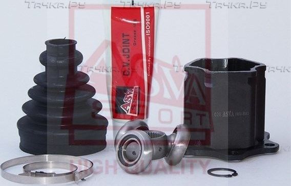Шрус внутренний (граната) Asva передний для SEAT Leon II 2005-2012. Артикул VWIU-B6A1