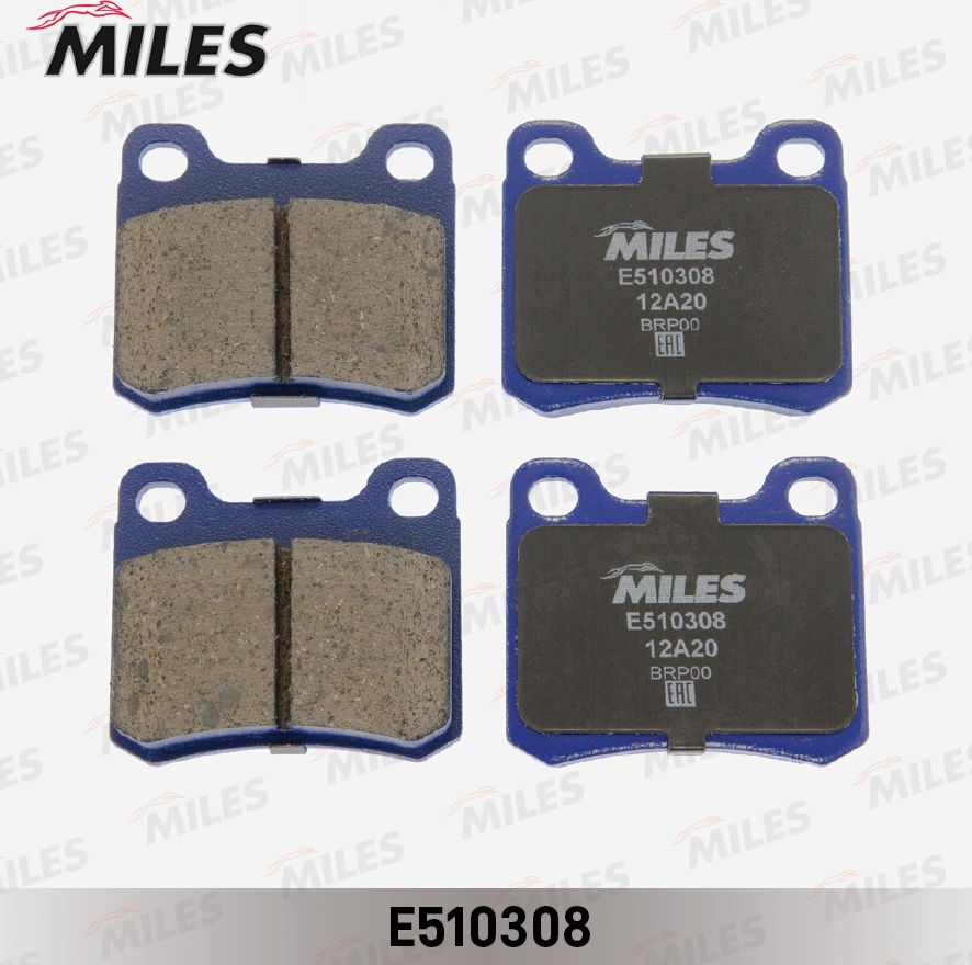 Тормозные колодки Miles (Керамика). Артикул E510308