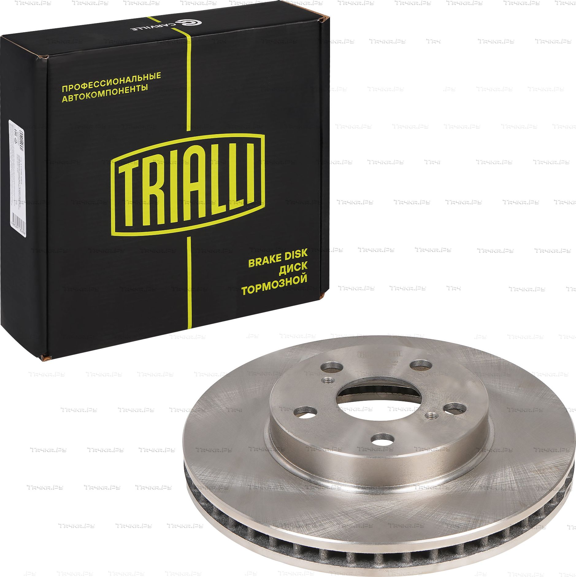 Тормозной диск Trialli передний для Toyota Premio I (T24) 2001-2007. Артикул DF 117102