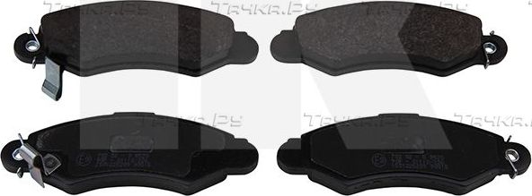 Тормозные колодки NK передние для Subaru Justy II 1998-2003. Артикул 225209