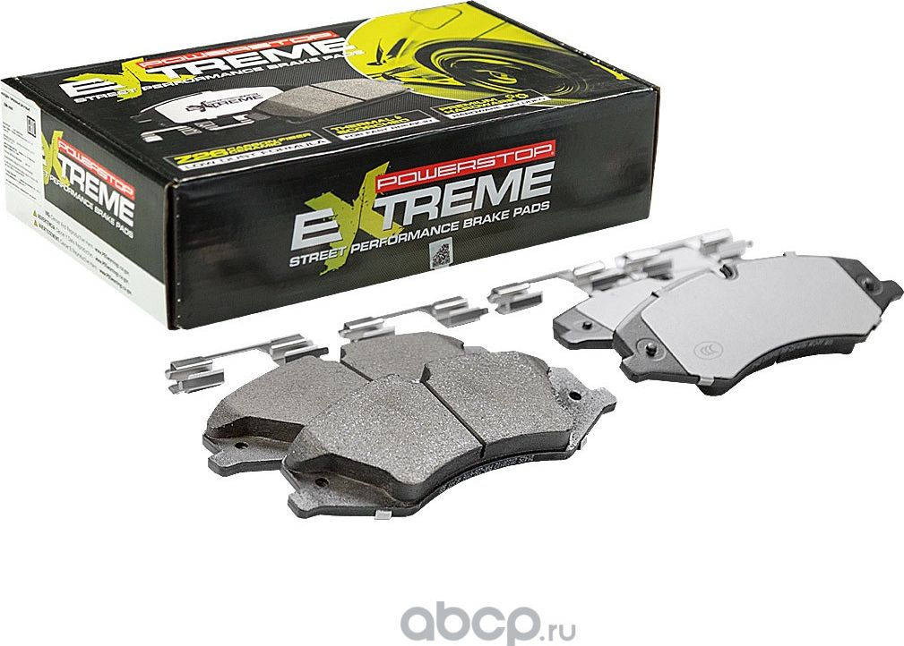 Передние керамические колодки Extreme Street Performance Z26 PowerStop 26-1425. Артикул 261425