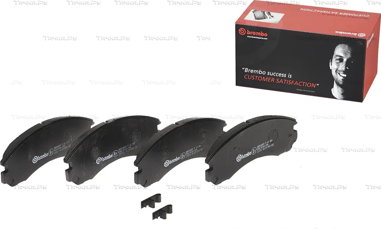 Тормозные колодки Brembo PRIME LINE передние для Mitsubishi Space Wagon III 1998-2004. Артикул P 61 089