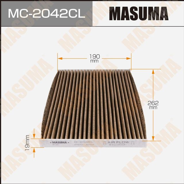 Салонный фильтр Masuma. Артикул MC-2042CL