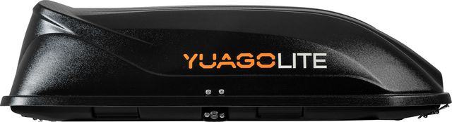 Автомобильный бокс Yuago Lite (тиснение) черный (250 л, 110х84х33 см). Артикул 2000000006710