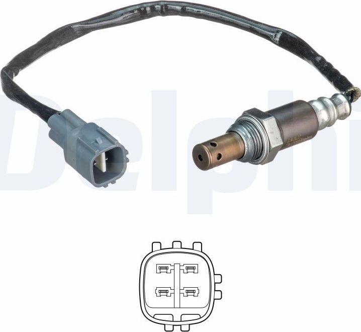 Лямбда-зонд (кислородный датчик) Delphi. Артикул ES21218-12B1