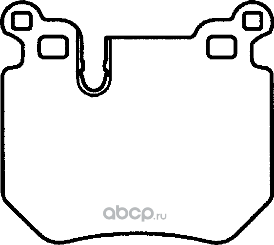 Колодки тормозные дисковые (Frictionmaster). Артикул ELT1372