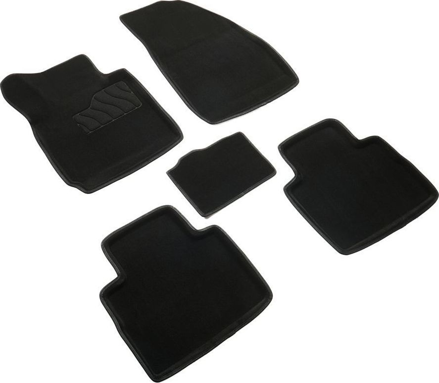 Коврики Seintex 3D ворсовые для салона Jaecoo J8 2024-2026 ЧЕРНЫЕ. Артикул 316659