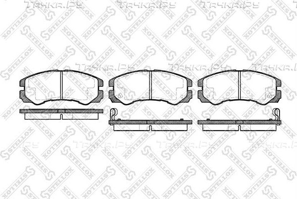 Тормозные колодки Stellox передние для Opel Frontera A 1992-1998. Артикул 436 002B-SX
