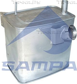 Глушитель (задняя часть) Sampa для Mercedes-Benz Econic I 2000-2026. Артикул 010.453