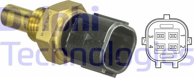 Датчик температуры охлаждающей жидкости Delphi. Артикул TS10494