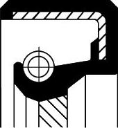 Сальник коленвала Corteco (FPM (Fluor-Kautschuk)) внутренний для Volvo V90 I 1997-1998. Артикул 15510087B