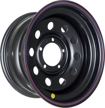 Колёсный диск OFF-ROAD Wheels усиленный стальной черный 5x139,7 8xR16 d110 ET-19 для УАЗ Хантер 2003-2024. Артикул 1680-53910BL-19