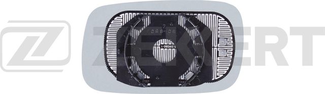 Зеркальное стекло бокового зеркала Zekkert правое для Volkswagen Passat B3 1988-1997. Артикул SP-1096