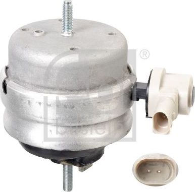 Опора (подушка) двигателя Febi Bilstein (резина/металл) левая для Audi A4 II (B6) 2000-2004. Артикул 176956