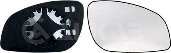 Зеркальное стекло бокового зеркала Alkar правое для Opel Vectra C 2002-2009. Артикул 6402444