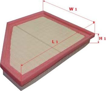 Воздушный фильтр Sakura левый для BMW X5 II (E70) 2006-2010. Артикул A-30200