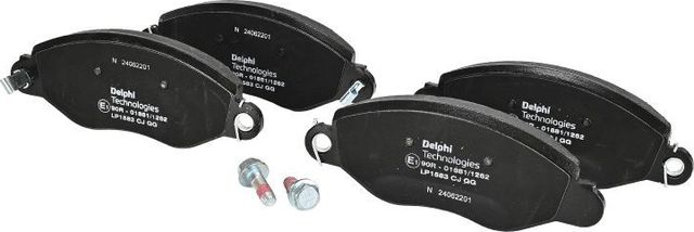 Тормозные колодки Delphi (Low-Metallic). Артикул LP1583