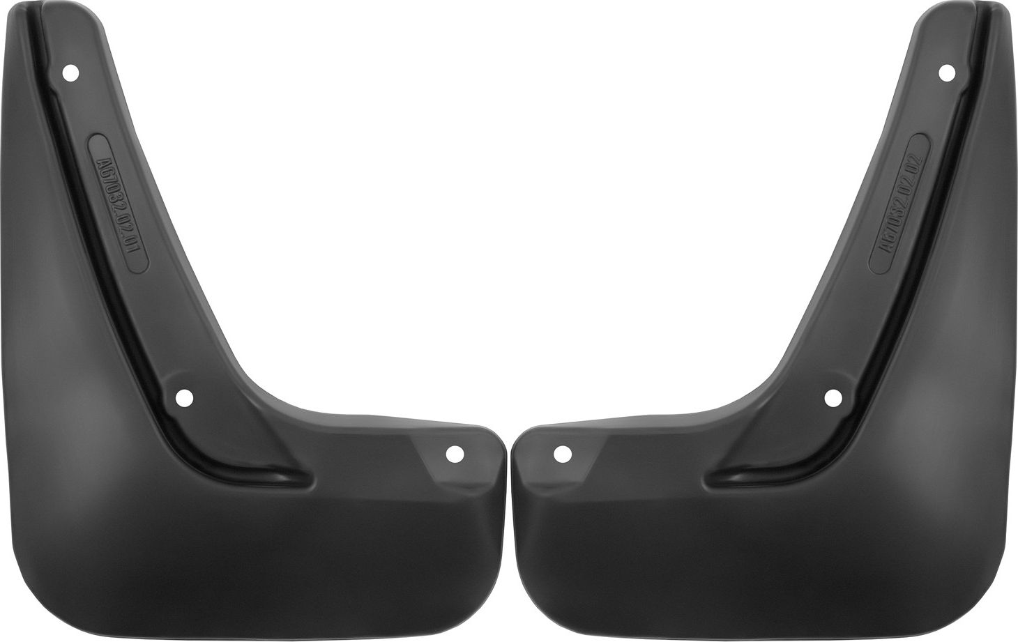 Брызговики Frosch (в пакете) задняя пара для Changan UNI-K I 2020-2026. Артикул NLF.A67032.E13