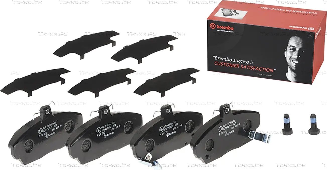 Тормозные колодки Brembo PRIME LINE передние для Rover 45 2000-2005. Артикул P 28 020