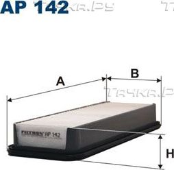 Воздушный фильтр Filtron. Артикул AP 142
