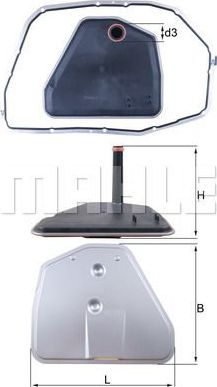 Фильтр АКПП Mahle. Артикул HX 164D1