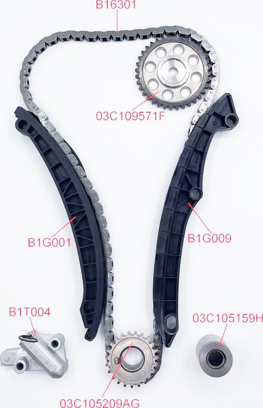 Цепь ГРМ Borsehung для Volkswagen Tiguan I 2007-2018. Артикул B18824