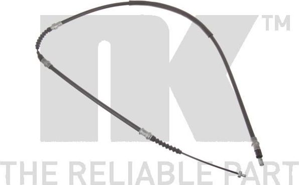 Трос ручника (тросик ручного тормоза) NK. Артикул 9036145