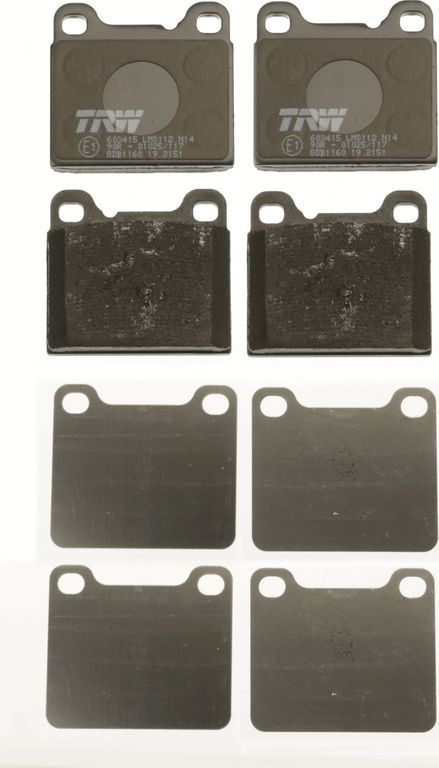 Тормозные колодки TRW COTEC. Артикул GDB1160