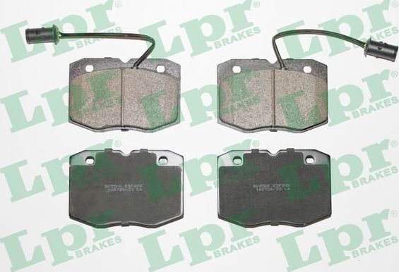 Тормозные колодки LPR. Артикул 05P388